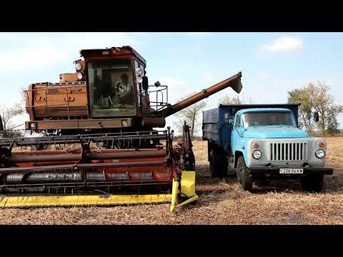 Видео: Приспособление для уборки сои и гороха Ettaro