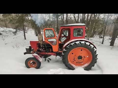 Видео: ТРАКТОР Т40 // запуск зимой