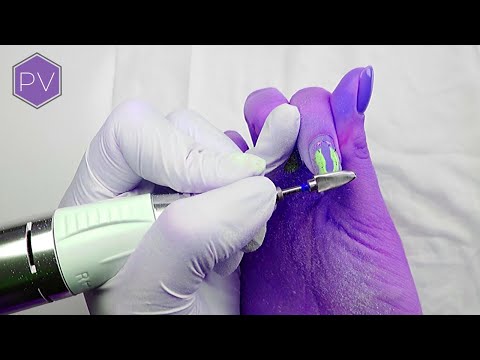 Видео: Безопасно сваляне на гел лак с електрическа пила - Никога не натискай | уроци за маникюр  08
