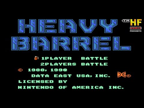 Видео: Heavy Barrel. NES [No Damage Walkthrough / Прохождение без урона] -  Денди | Dendy | Famicom | НЕС