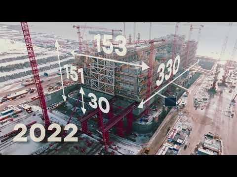 Видео: История строительства ЦСКМС и первой линии завода «Арктик СПГ 2»