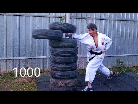 Видео: 1-я тысяча ударов. Челлендж "100 дней по 100 ударов".