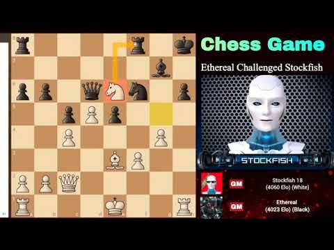 Видео: Stockfish 18БЛЕСТЯЩЕ ПОЖЕРТВОВАЛ4ФИГУРЫВ ПАРТИИПРОТИВВЕДУЩЕГО ШАХМАТНОГОДВИЖКАEtherea партия на русс