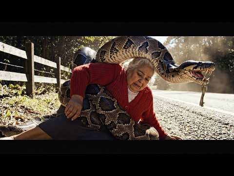 Видео: Спасённое животное: золотистый ретривер спас пожилого хозяина от гигантской анаконды