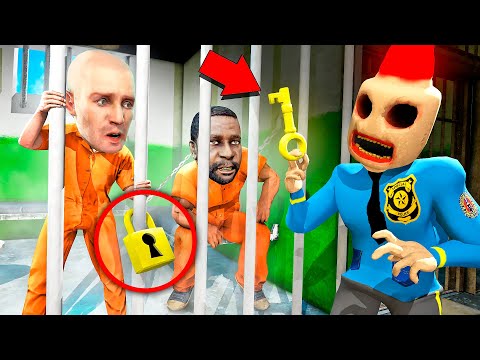 Видео: СИРЕНА КОП ОХОТИТСЯ НА НАС! ПОБЕГ ИЗ ТЮРЬМЫ В Garry`s Mod