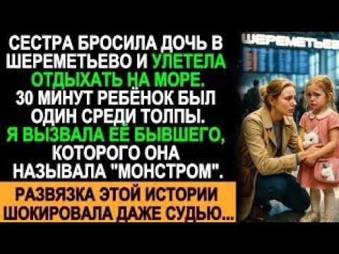 Видео: Сестра бросила дочь в Шереметьево и улетела на море — финал этой драмы шокировал даже судью!