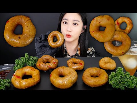 Видео: МУКБАНГ Кольчатые Свиные Кишки🍩 **Я Сделала Это Сама! | Real Sound MUKBANG | АСМР | EATING SHOW