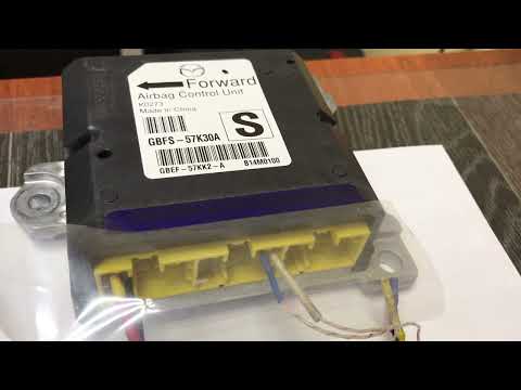 Видео: Мазда 6 2021 год SRS Tricore Aurix очистить краш подушки безопасности MAZDA 6 2021 Crash Clearing