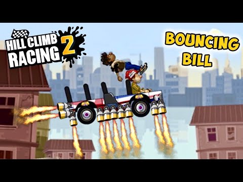 Видео: Ивент ПРЫГАЮЩИХ АВТОБУСОВ (Bouncing Bill) в Хилл Климб Рейсинг 2. Прохождение гонки на андроид.