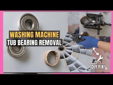 Видео: «Как извлечь поврежденный подшипник из бака стиральной машины» // Руководство по специнструментам.