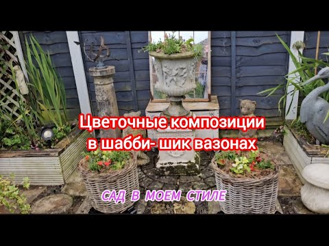 Видео: Высаживаю цветы в контейнеры🌻🌷🪻 и вдруг папа зашёл в сад...👴🤭