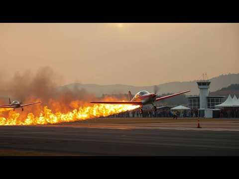 Видео: Реальные авиакатастрофы: за секунды до столкновения