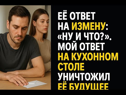 Видео: Жена изменила и бросила "Ну и что?", но одна вещь, что я оставил на столе, разрушила ее дотла