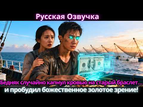 Видео: Бедняк случайно капнул кровью на старый браслет… и пробудил божественное золотое зрение!