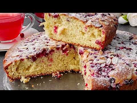 Видео: Пирог с клюквой. Домашний рецепт очень вкусного клюквенного пирога.