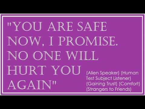 Видео: Затерянные в космосе (M4A) (Оратор-инопланетянин) (Слушатель-подопытная крыса) (Утешение) (От нез...