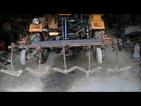 Видео: Универсальный культиватор типа "пятерик" для китайского мототрактора.