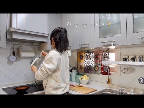 Видео: Вязание шарфа крючком холодной зимой! Вкус, любимый корейцами🤍 Для меня еда!