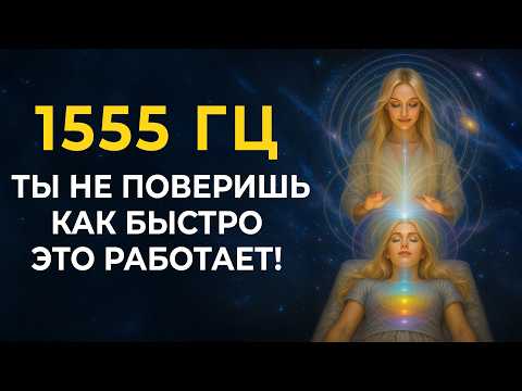 Видео: 1555 гц 🌀 Ты Не Поверишь, Насколько Это Работает! Звук Света для Соединения с Высшими Сферами Души