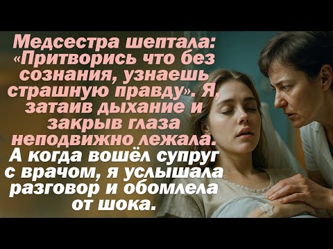 Видео: Медсестра шептала: «Притворись что без сознания, узнаешь страшную правду». Я, затаив дыхание...