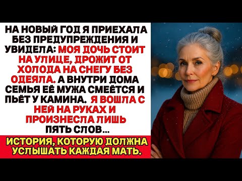 Видео: Я нашла свою дочь, дрожащую от холода на снегу,пока семья её мужа праздновала у камина.