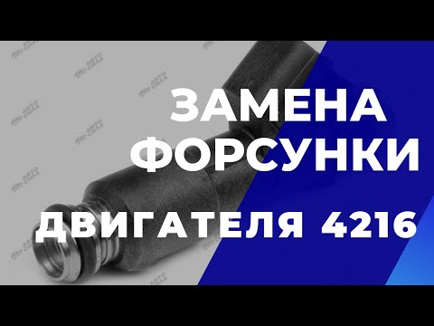 Видео: Замена топливной Форсунки двигателе 4216 Автомобиля Газель Бизнес .