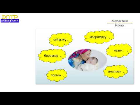 Видео: 8-класс | Кыргызский язык | Адамдардын мүнөздөрү