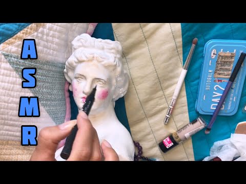 Видео: АСМР/ASMR Макияж Апполону/Неразборчивый шёпот /Make up