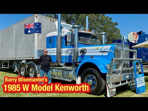 Видео: Экскурсия на грузовике Kenworth W Model 1985 года от Барри Вайсмантела