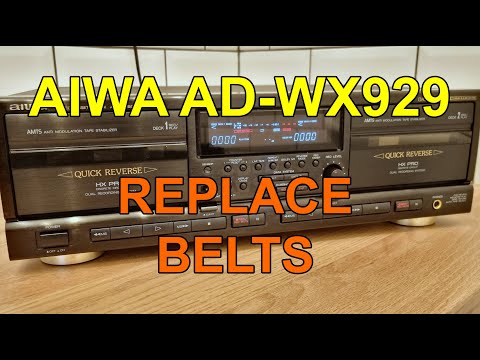Видео: Ремонт кассетной деки AIWA AD-WX929