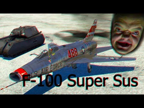 Видео: Обзор на F-100 Super Sabre в War Thunder