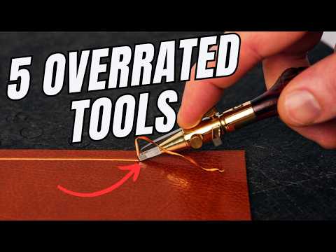 Видео: 5 переоцененных инструментов для кожевенного дела, которые вам на самом деле не нужны