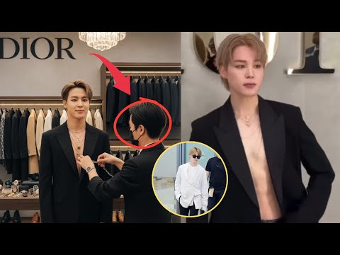Видео: ✨ Раскрыто! Команда стилистов Dior демонстрирует смелость Чимина, который часто выбирает собствен...