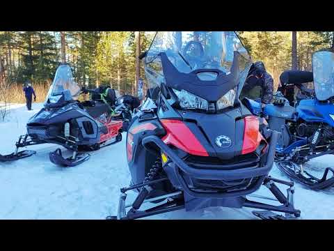 Видео: На Снегоходах к  Байкалу  Ирбис СФ 200  irbis sf 200 super long Динго Т 200 Yamaha Viking VK 540 BRP