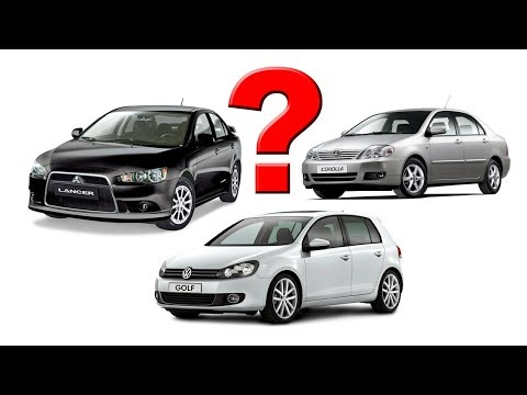 Видео: Б/У: Mitsubishi Lancer, Toyota Corolla, Volkswagen Golf. Что купить?
