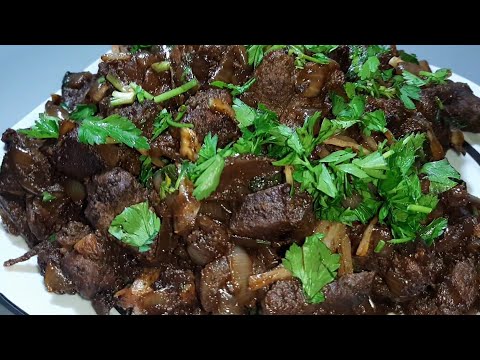 Видео: Вкусное жаркое из свиного Ливера !! Очень лёгкий и вкусный Рецепт 🥰🥰