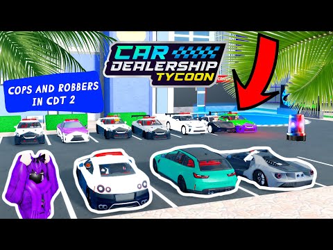 Видео: УЕЗЖАЮ ОТ 10 КОПОВ! БИТВА ЗА СЕЗОННЫЙ ПАСС! *COPS AND ROBBERS IN CDT 2* | Car Dealership Tycoon