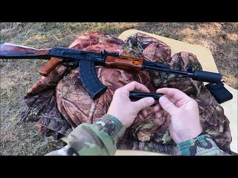 Видео: МДУ СКАТ В-10 и магазины АК 7.62/39 от компании С.К.О. С. на ВПО-136 (АКМ) !