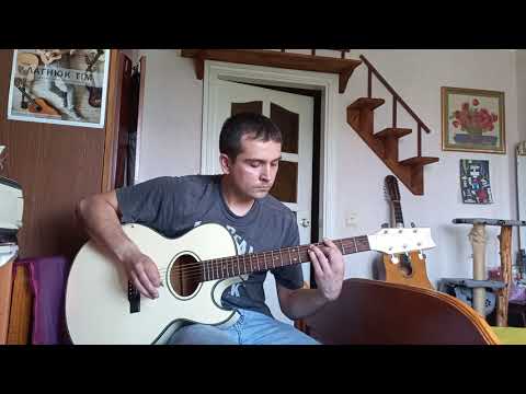 Видео: Кино Игра (cover) washburn ea40