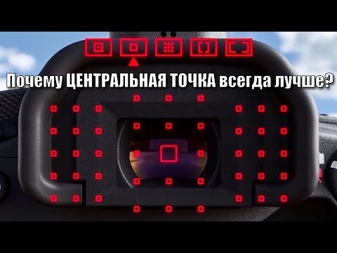 Видео: Почему ПРО (зачастую) используют ТОЛЬКО центральную точку автофокуса? И, возможно, вам следует тоже.