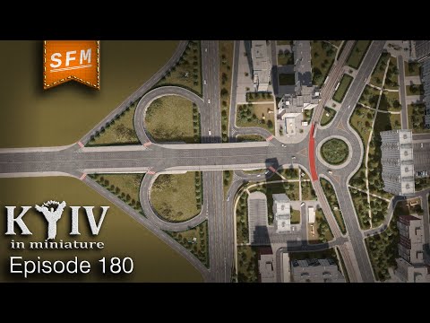 Видео: РАЗВЯЗКА НА БОГАТЫРСКОЙ/ПОЛЯРНОЙ  - Cities Skylines - “Kyiv in miniature” №180