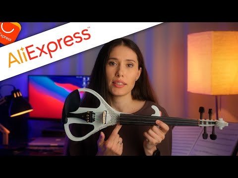 Видео: Электроскрипка с Алиэкспресс. Violin Aliexpress. Обзор