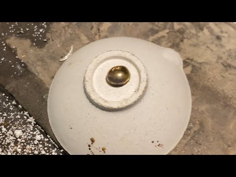 Видео: Плавка золота с раствора газом МАПП
