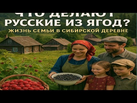 Видео: Что делают русские из ягод? Семья Уленговых. Жизнь в русской деревне