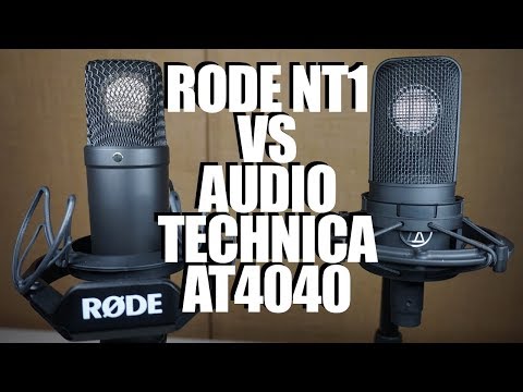 Видео: Audio Technica AT4040 против Rode NT1 — сравнение микрофонов за 300 долларов