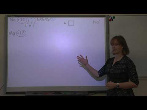 Видео: Изменение числа электронов на внешнем уровне атома