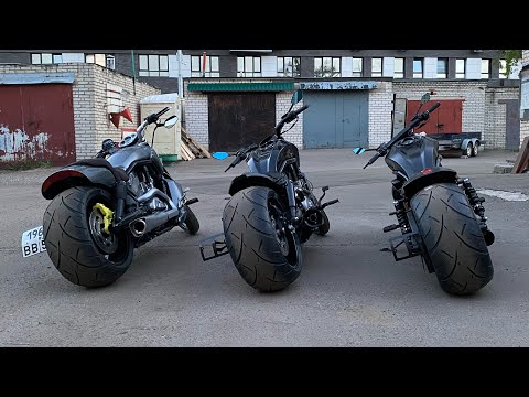 Видео: Классика тюнинга Harley-Davidson Night-Rod и V-Rod Muscle от Xander Custom