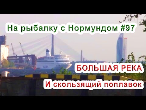 Видео: БОЛЬШАЯ река и скользящий поплавок. На рыбалку с Нормундом #97