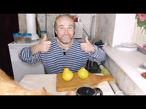 Видео: На завтрак с Рыжулей 2 груши. Вроде можно скушать. Мукбанг. Обжор. Еда на камеру. Диета. Шизофрения.