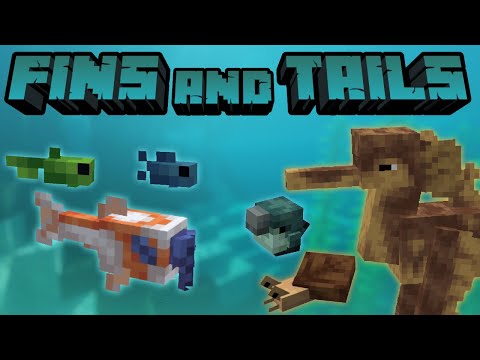 Видео: FINS AND TAILS - МОД НА РЫБ И МОРСКИХ ЖИВОТНЫХ! ОБЗОР МОДОВ НА МАЙНКРАФТ